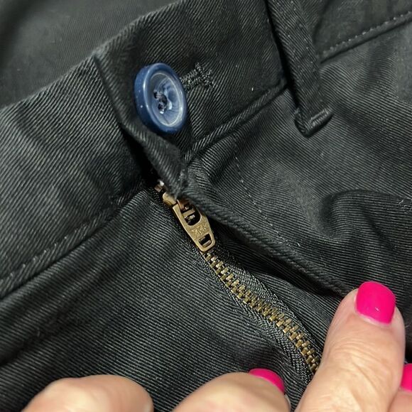 J. Crew Factory Straight-fit flex chino pant in black Size 31/32 NWT - Picture 14 of 14